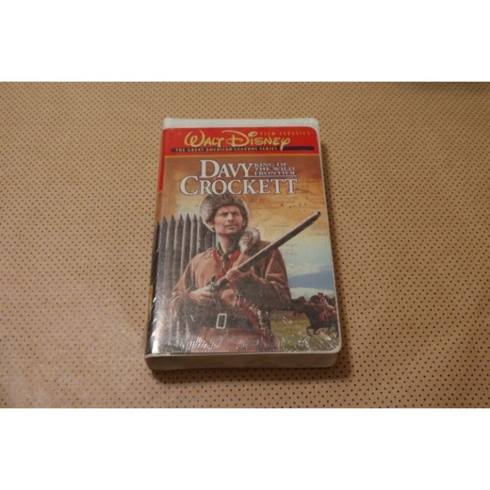 Davy Crockett King of the Wild Frontier VHS Sealed